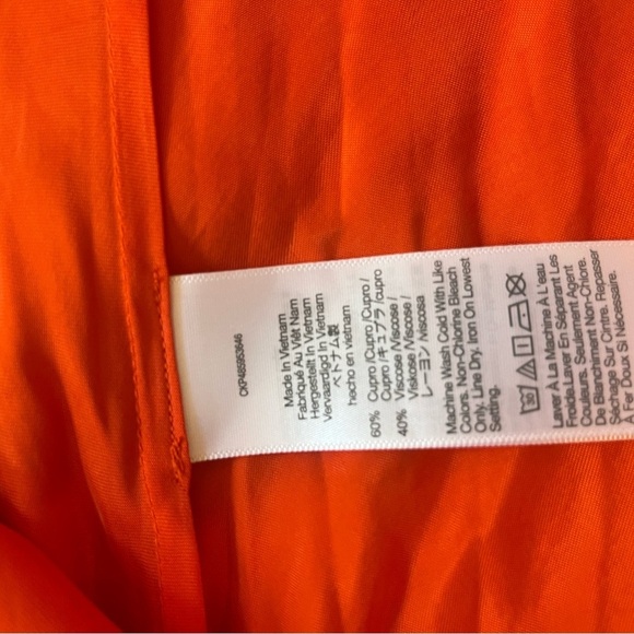 Madewell Tie-Waist Maxi Slip Skirt in Cupro Blend size 12 - Picture 5 of 9